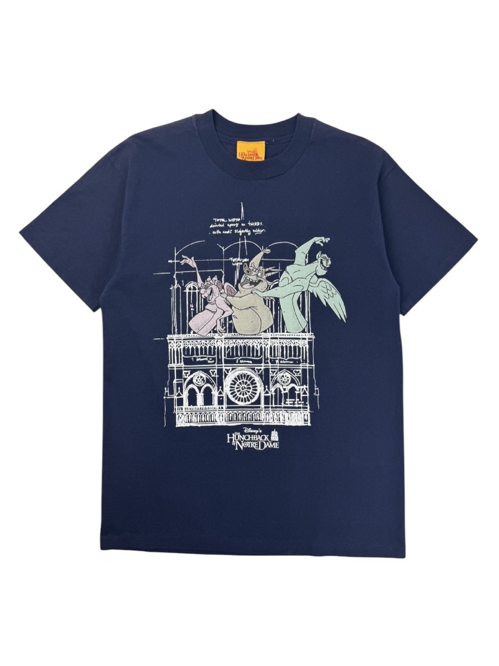 1997 The Hunchback of Notre Dame ‘Living On The Edge’ Disney Ride Promo T-Shirt